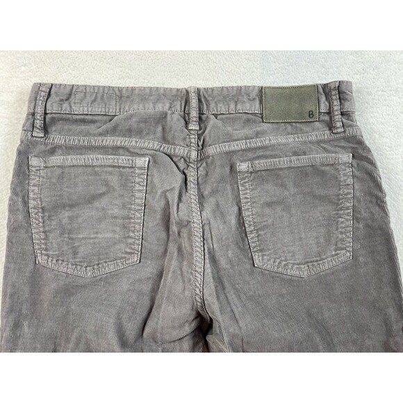 Bonobos Men's Button Closure Pockets Corduroy Straight Leg Pants Gray Size 34 - Picture 8 of 8